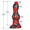 Dildo Red Devil Dereck v červené barvě, fotografie 5 z 5