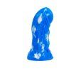Modré dildo Obr, pohled z boku