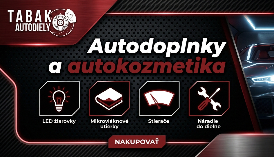 Banner e-shopu TABAK Autodiely