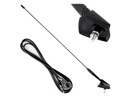 Autoanténa 41cm 5mm adaptér ANT01 AMiO-01048