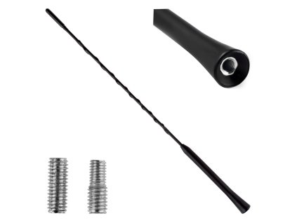 Prút autoantény 41cm 5/6mm adaptér ANTM02