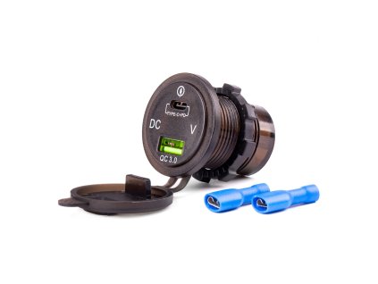 Nabíjačka USB+USB-C 12/24V MOD-07 AMiO-02857