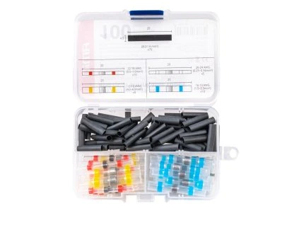 Teplom zmrštiteľné izolátory a konektory