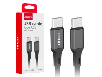 Kábel 'USB-C na USB-C 60W 100cm FullLINK AMIO-03902