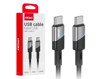 Kábel 'USB-C na USB-C 60W 100cm FullLINK AMIO-03926