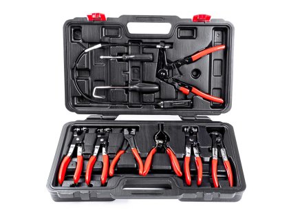 Sada klieští na hadicové spony 9ks