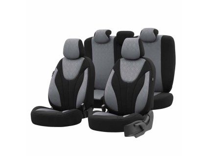 Sada autopoťahov OTOM RUBY 1202 GREY/BLACK 3-ZIP