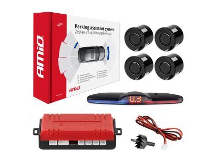 Parkovací asistent MAX LED 4-senzorové čierne