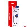 Pneumerač digitálny s hadicou a resetovacím ventilom 17 barov AMiO-04465