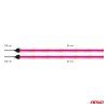 LED pásiky COB do auta ružová 2x30 cm 12 V AMiO-04570