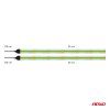 LED pásiky COB do auta zelené, 2x30 cm, 12 V, AMiO-04573