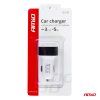 Nabíjačka do auta 3x USB biela PCH-03 AMiO-01027