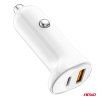 Nabíjačka do auta USB-A+ USB-C 20W 12/24V AMiO-03875
