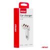 Nabíjačka do auta 3x USB-A 3.1A 12/24V AMiO-03885