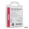 Súprava závitových vrtákov 6ks