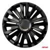 Puklice Royal 15” čierna sada 4ks COLOR BOX