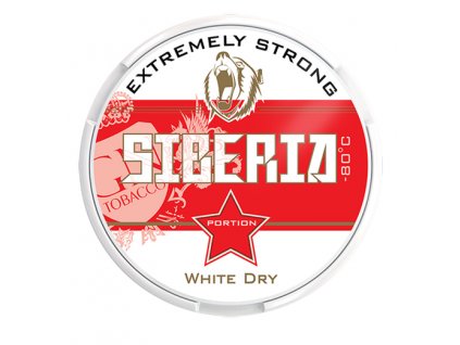 Siberia 80 Degrees White Dry Chew Bags