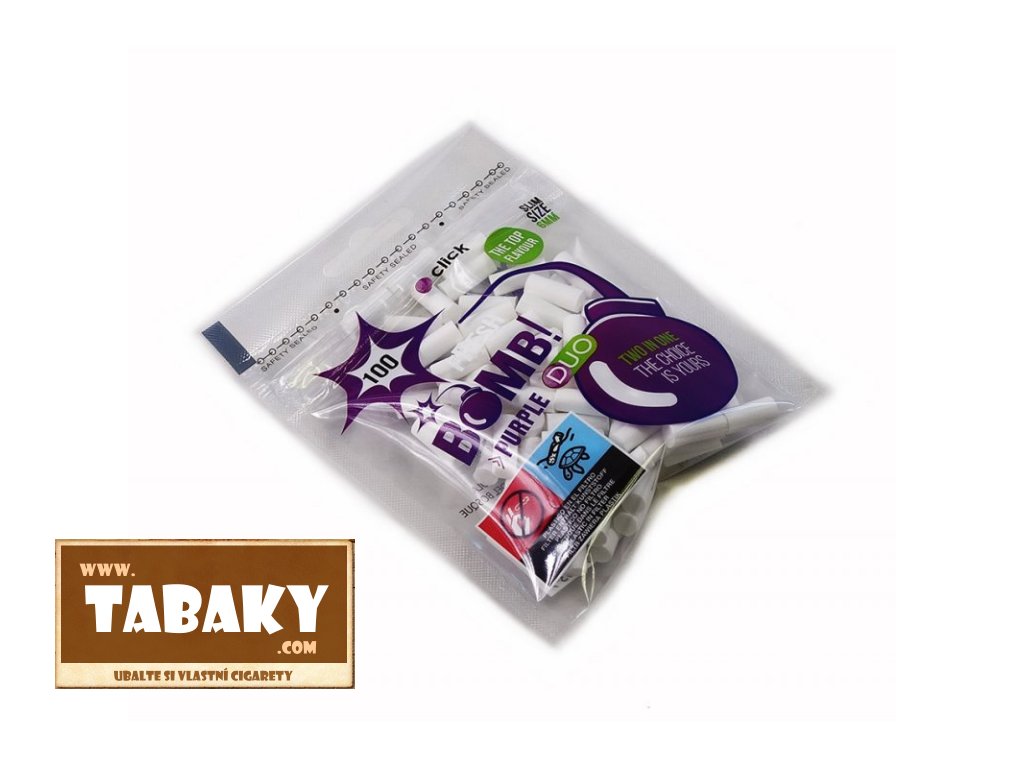 fresh bomb duo slim filter purple 1 box 10 beutel 1 ve~2