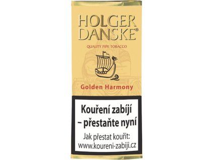 Dýmkový tabák Holger Danske Golden harmony 40g (MOC 320,-)