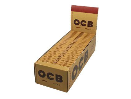 BOX (25) Cigaretové papírky OCB Craft nebělené 100