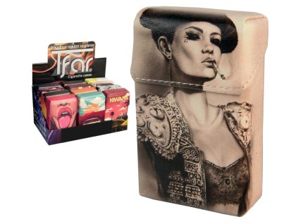 Koženkové pouzdro na cigarety TD-08