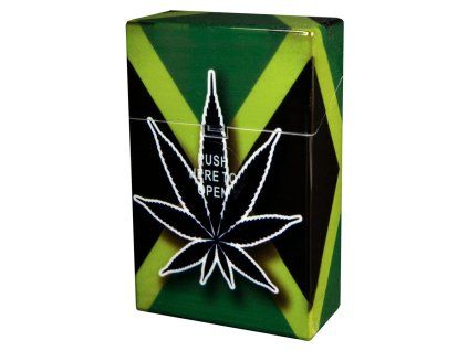Cigaretové pouzdro s auto otevíráním HEMP 01