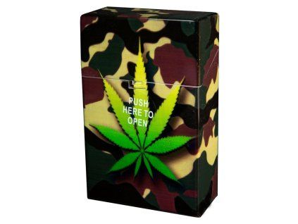 Cigaretové pouzdro s auto otevíráním HEMP 02