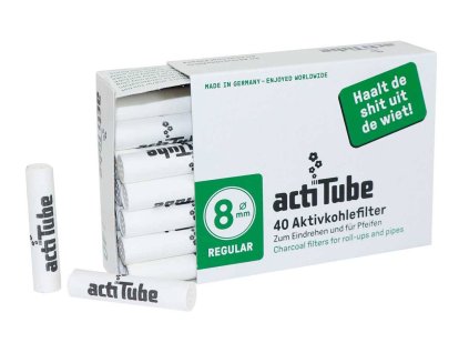ACTITUBE uhlíkové filtry Ø8mm 40ks