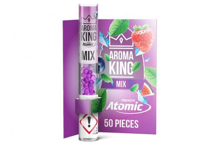 aroma king pen applikator aromakugeln mix versch fruechte packung mit 50 kugeln nachfuellbar