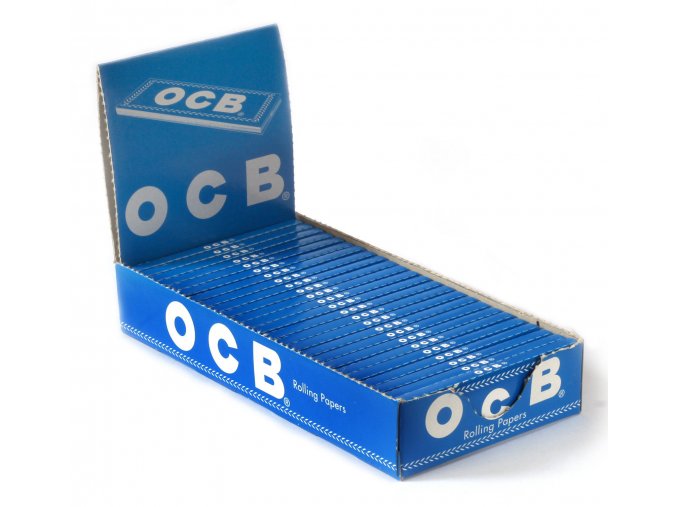 19823 box 25x cigaretove papirky ocb blue