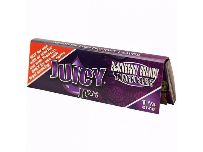 0000573 juicy jays 1 14 size blackberry brandy flavored rolling papers 625