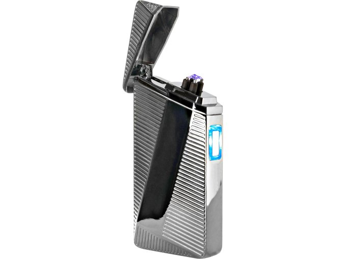 Dárkový zapalovač USB Formula Crocodile Double Arc Silver