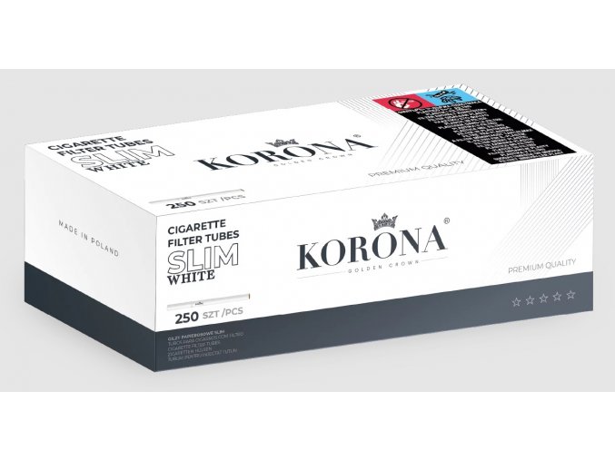 korona slim white 250