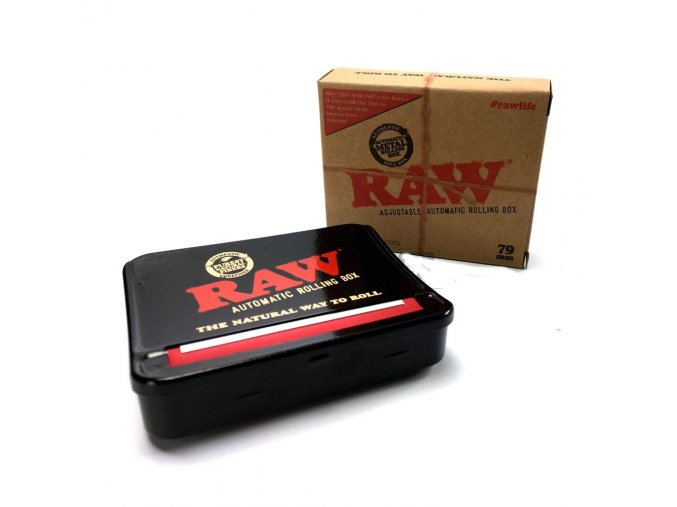 raw papers auto rolling box 79mm