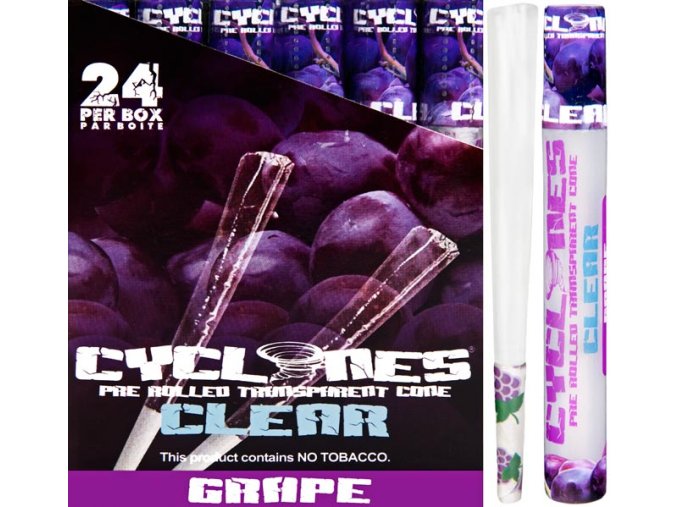 8916 cyclones clear grape 1ks