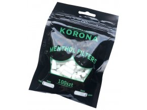 Slim filtry KORONA menthol 100ks