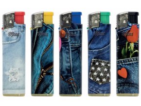 Plnitelný zapalovač Sparx Jeans