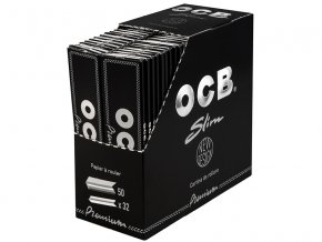 ocb schwarz slim premium 50 hefte a 32 blatt