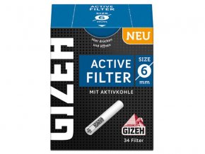 gizeh black filter aktiv kohle 6mm 34 stueck