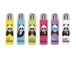 Zapalovač CLIPPER Covers Pop PANDA (Vzor 01)