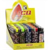 Plnitelný zapalovač ICQ Flowers II (Vzor 01)