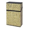 Cigaretové pouzdro s auto otevíráním ZORR GLITTER (Barva Zlatá)