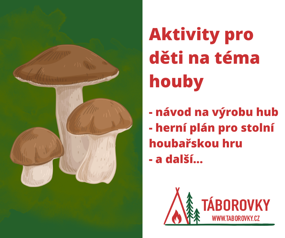 Aktivity pro děti na téma houby