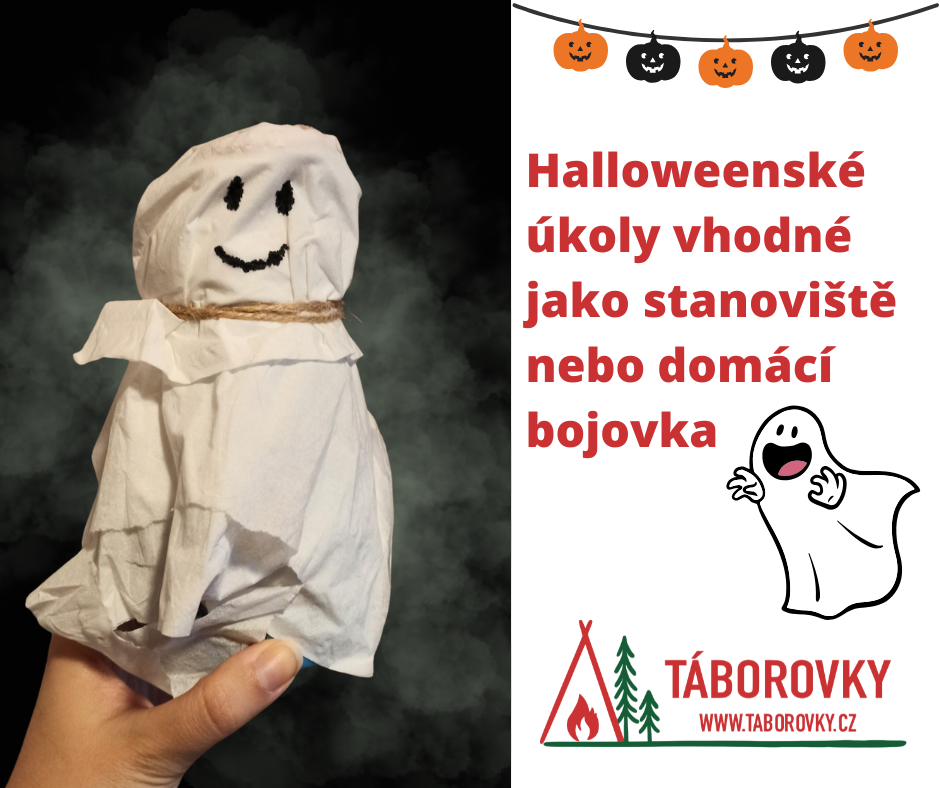 Halloweenské úkoly vhodné jako stanoviště nebo domácí bojovka