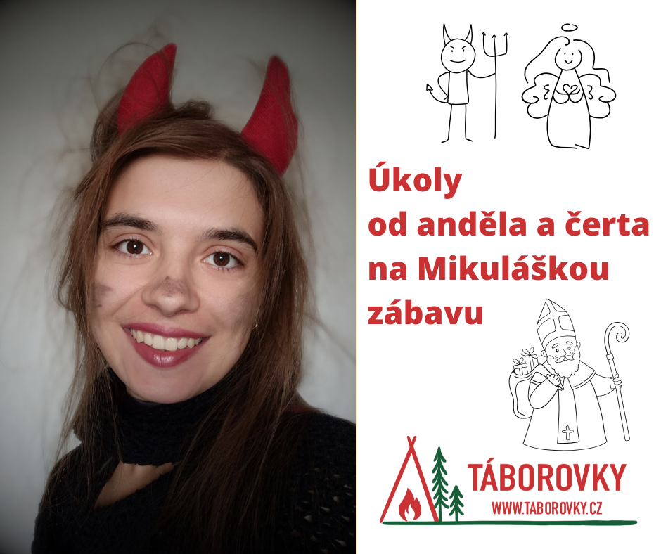 Úkoly od anděla a čerta na Mikuláškou zábavu
