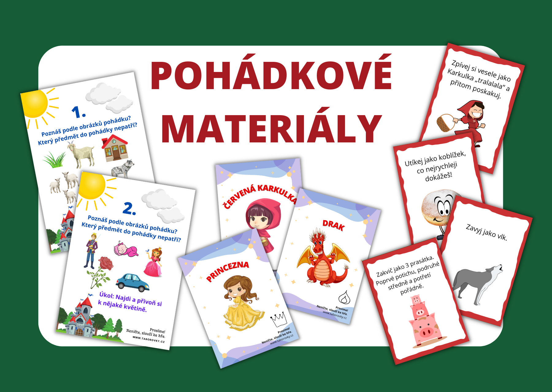 PDF materiály pohádkové pro děti