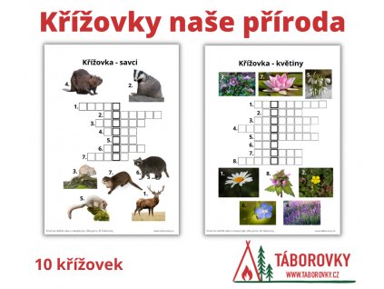 křižovky pro deti rostliny a zvirata taborovky