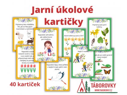 jarni karticky s ukoly pro deti male nebo velke taborovky