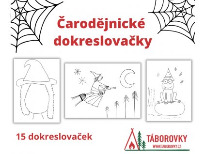 dokreslovcky omalovanky carodejnice filipojakubska noc aktivity pro deti taborovky