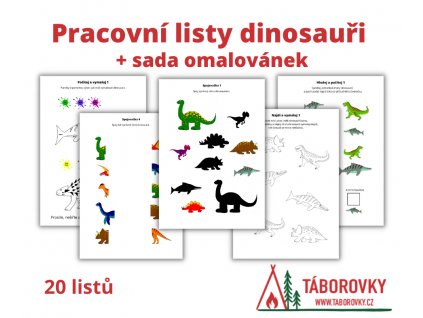 dinosauři pracovní listy
